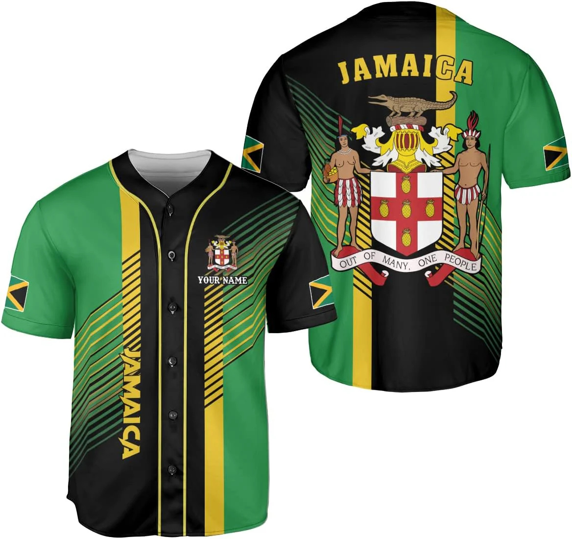 3D Printing Jersey - Camisa de beisebol masculina com nome