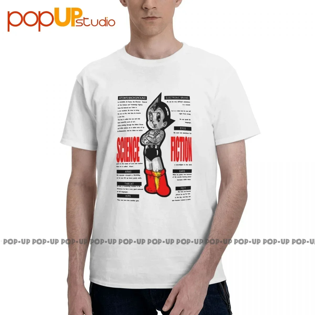 3D Printing Jersey - Camiseta Top Evintage Astro Boy Mighty