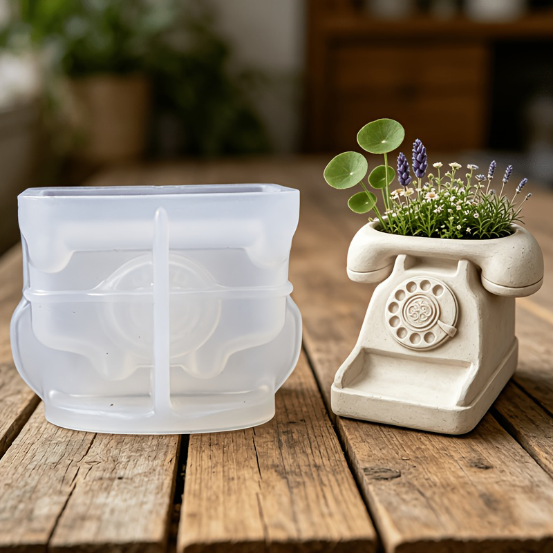 3D Printing Vase - Molde de Silicone para Vaso de