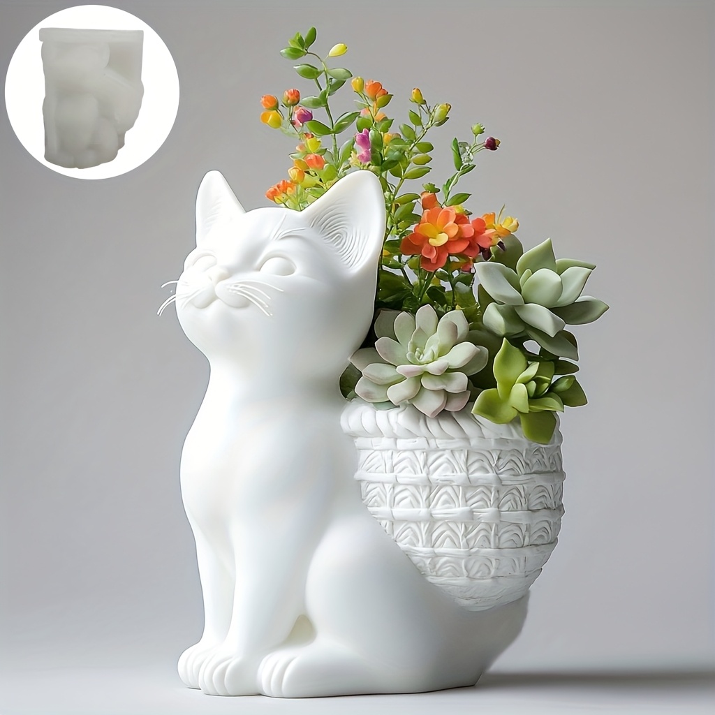 3D Printing Vase - Molde de silicone de resina para
