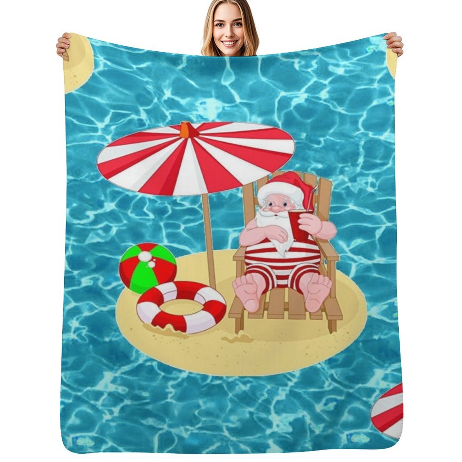 3D Printing Xmas Ideas - Cobertor de praia de Natal com