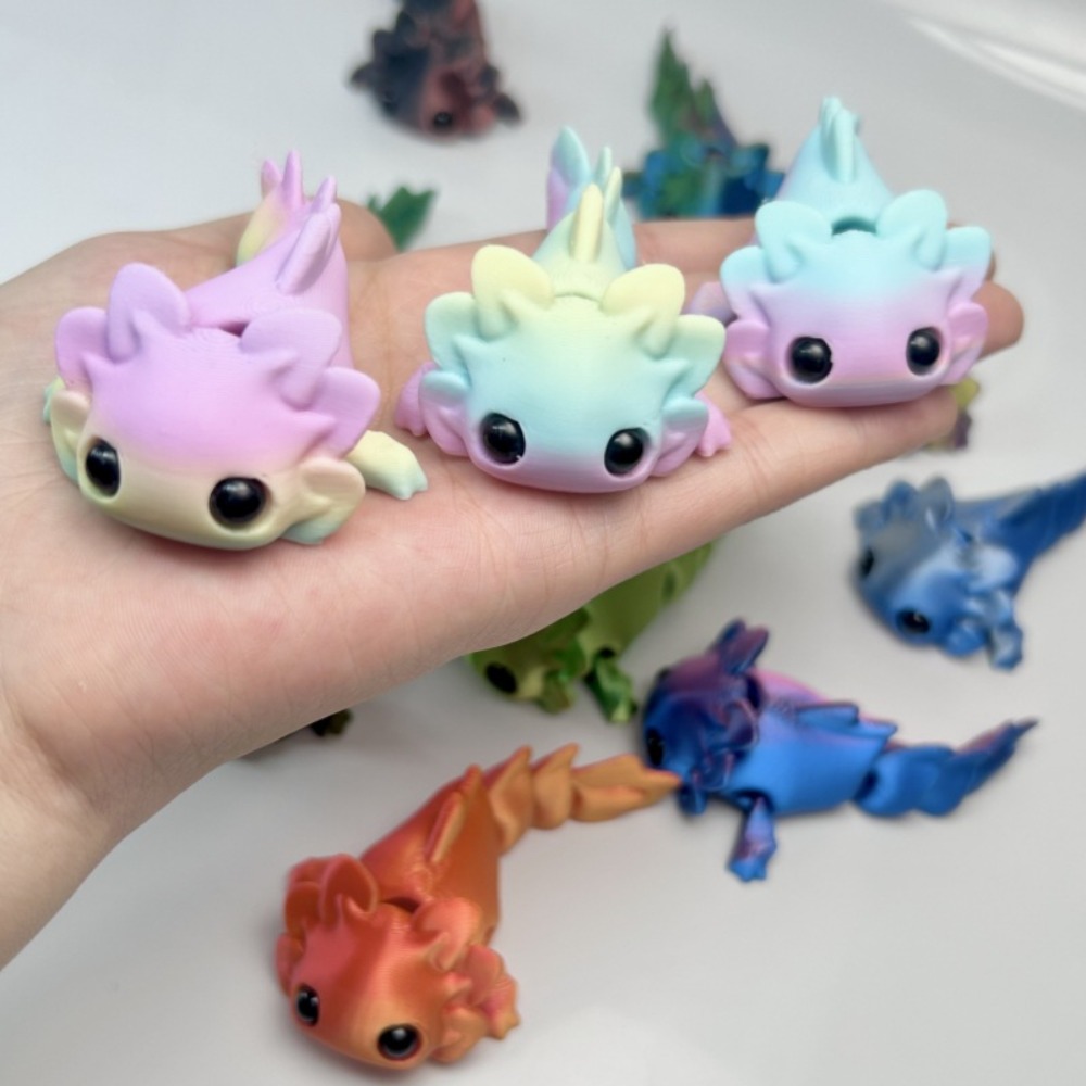 3D Printing Article - Bonecos de Salamandra Impressos em 3D,