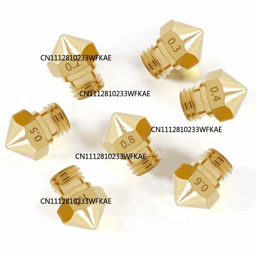 3D Printer Extruder - 5 Bicos Extrusores MK10 M6 de