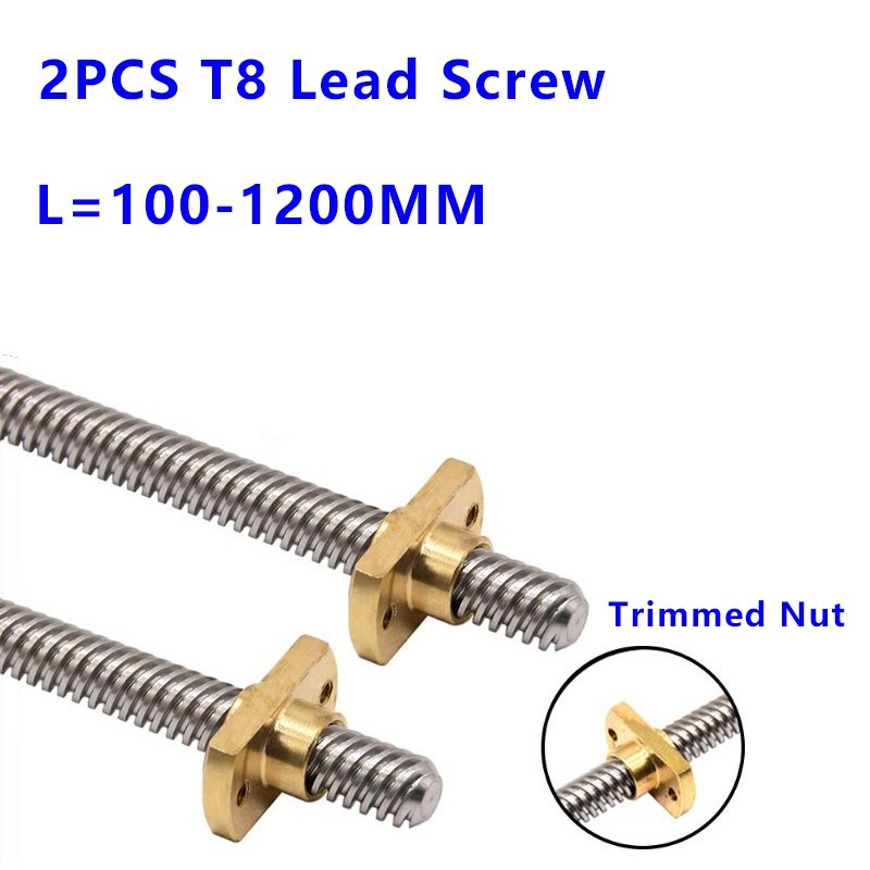 Lead Screw Stepper - Parafuso de chumbo trapezoidal tipo t8