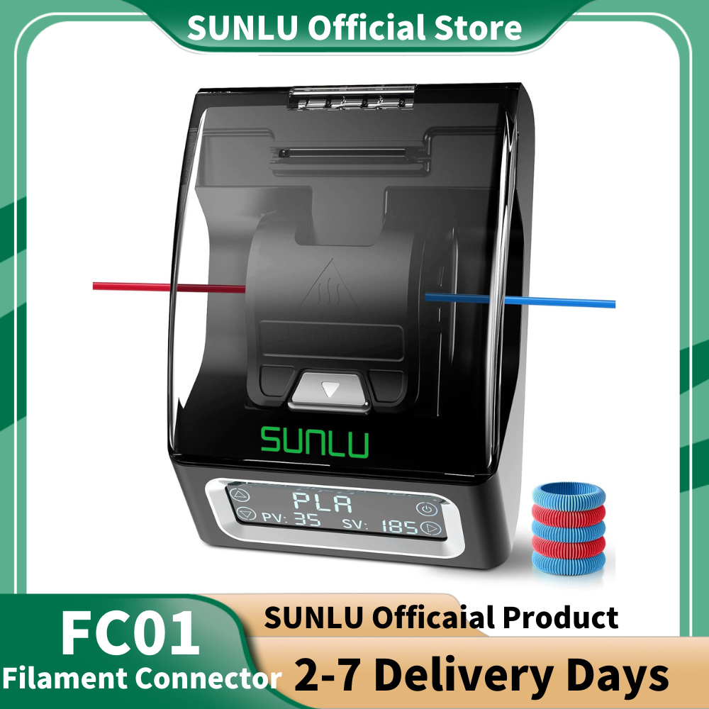 3D Printing Process - Sunlu fc01 conector de filamento de