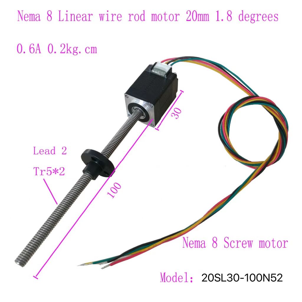 Lead Screw Stepper - Os motores de passo lineares de