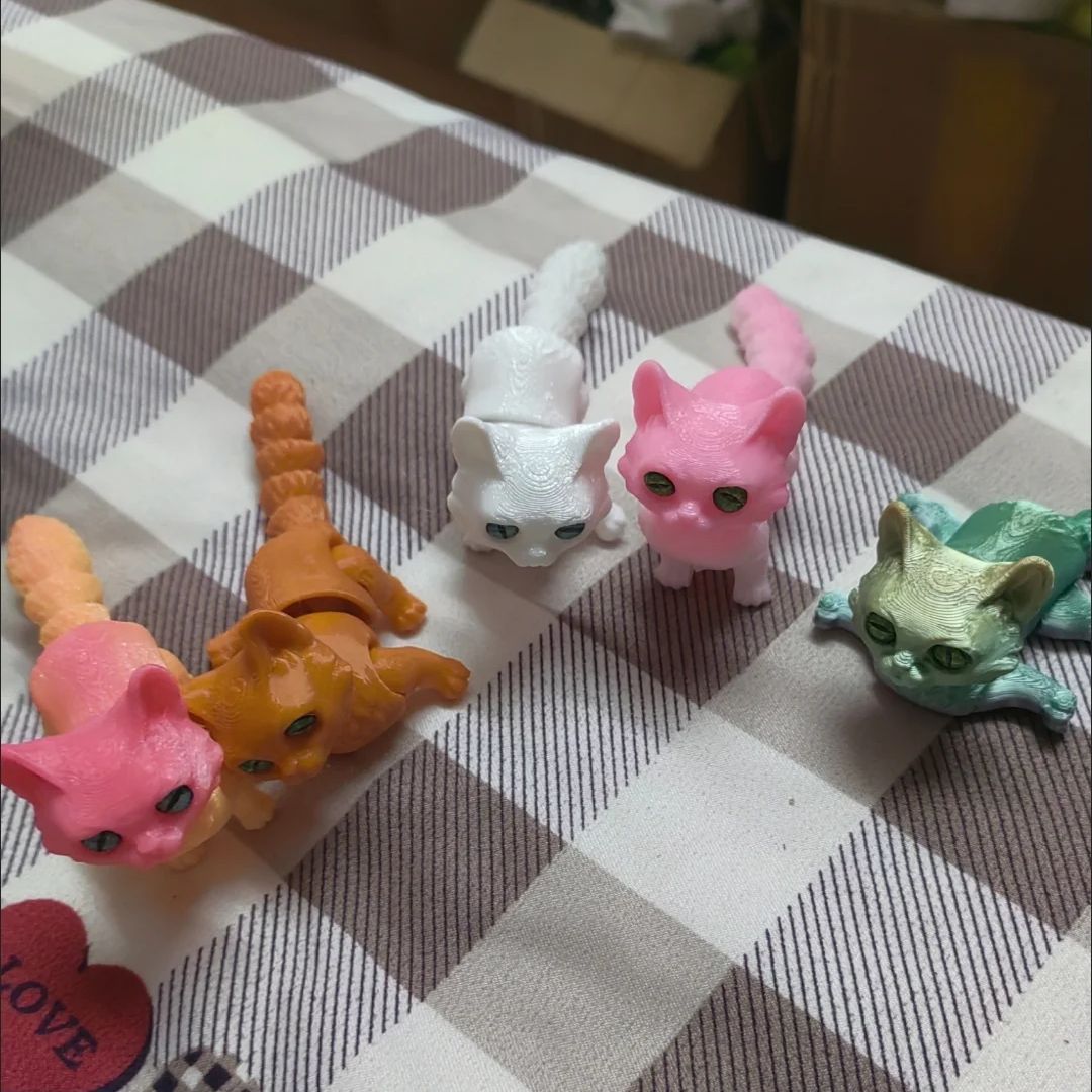 3D Printing Article - Novo gato impresso em 3d com