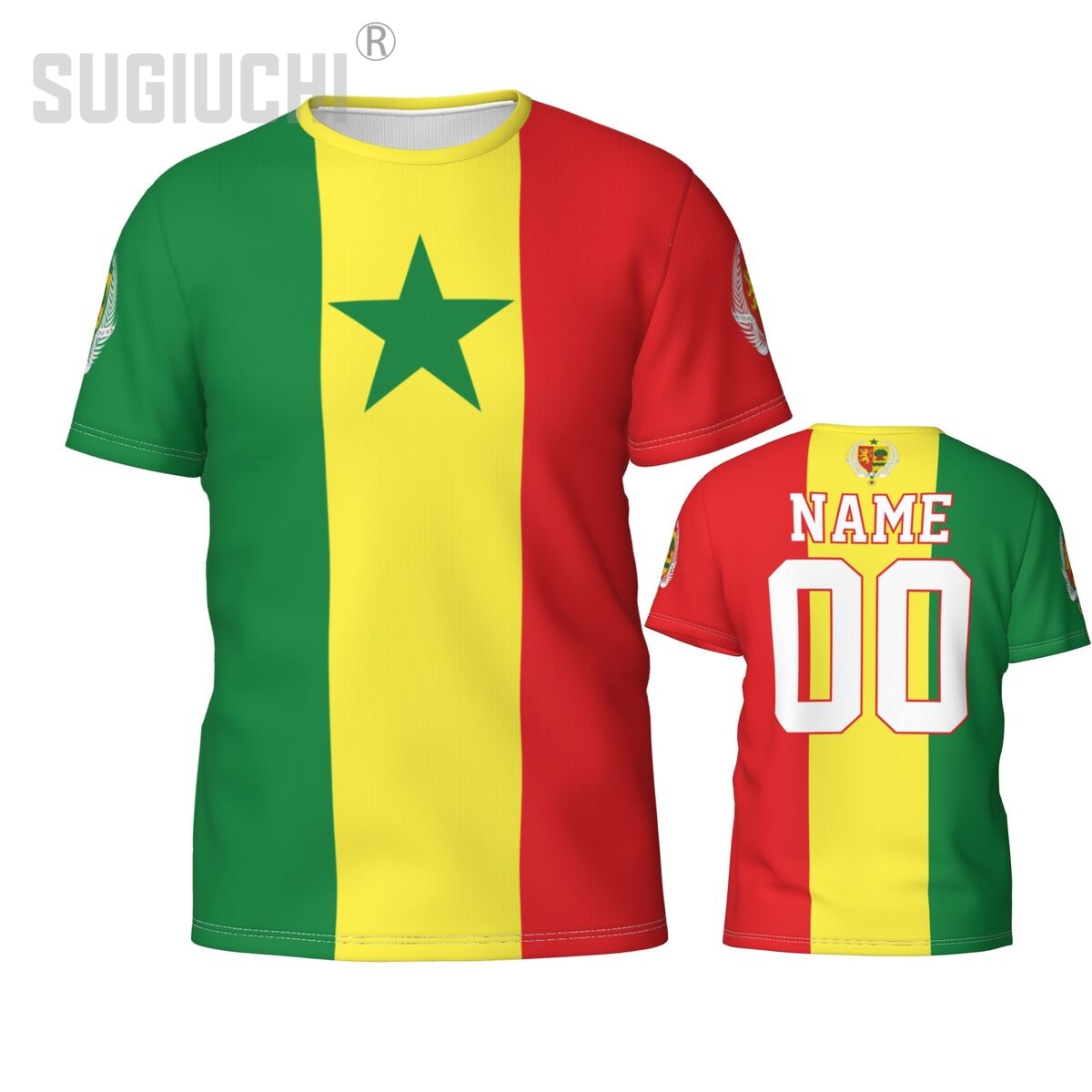 3D Printing Jersey - Camisetas 3D com emblema da bandeira
