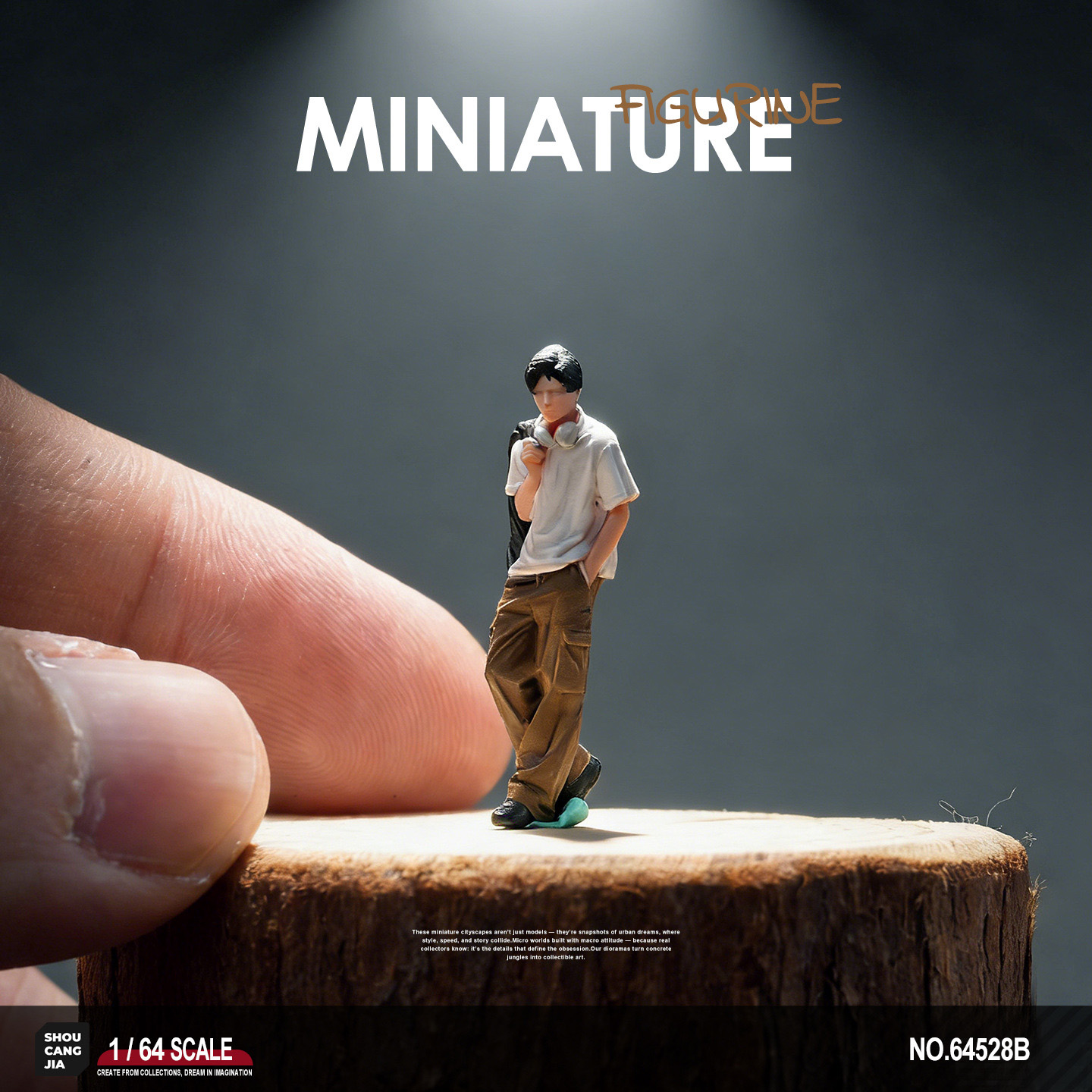 3D Printing Article - Figura de Resina Miniatura Masculina Moderna
