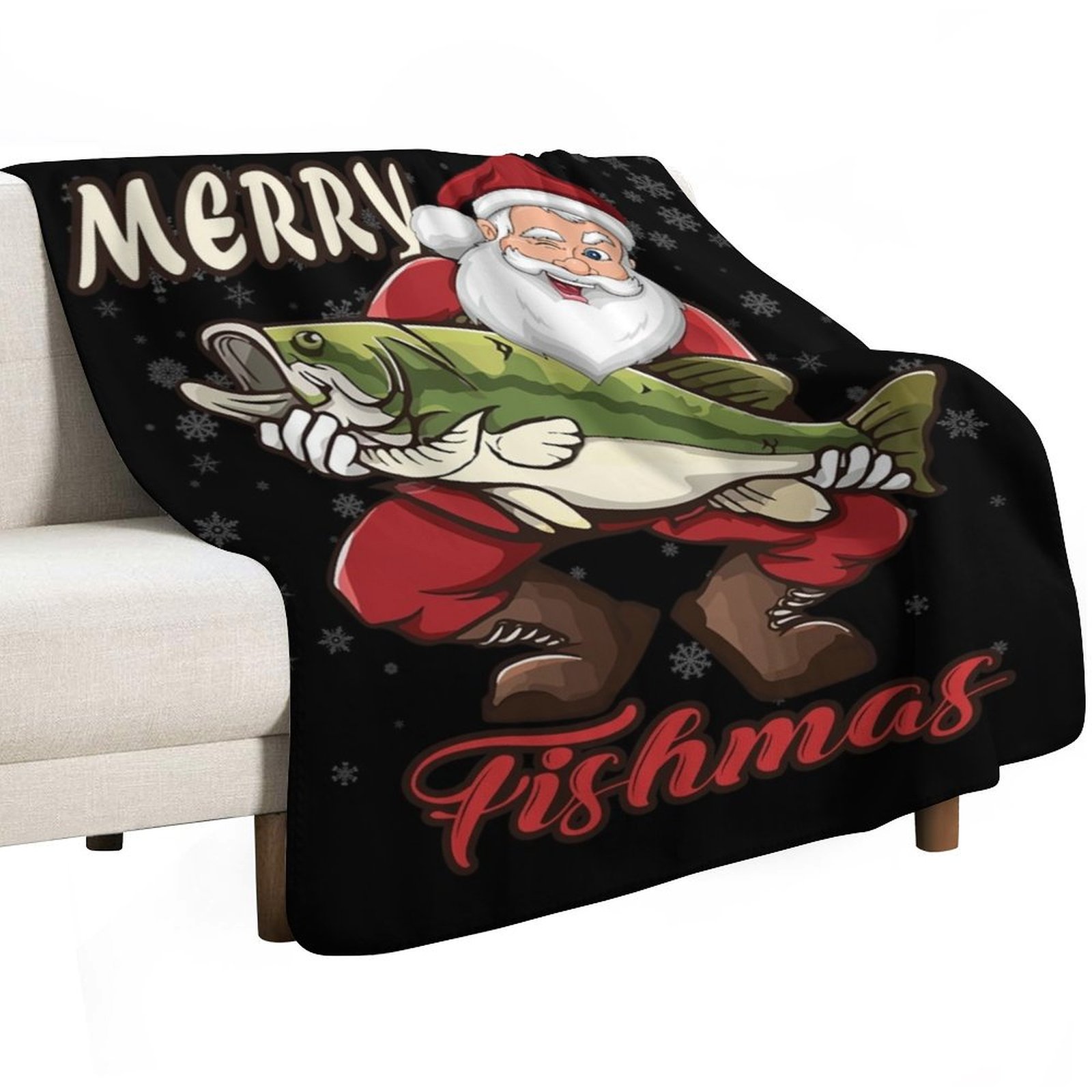 Merry Fishmas - Cobertor de Fl - 3D Printing Xmas Ideas avaliação e preço
