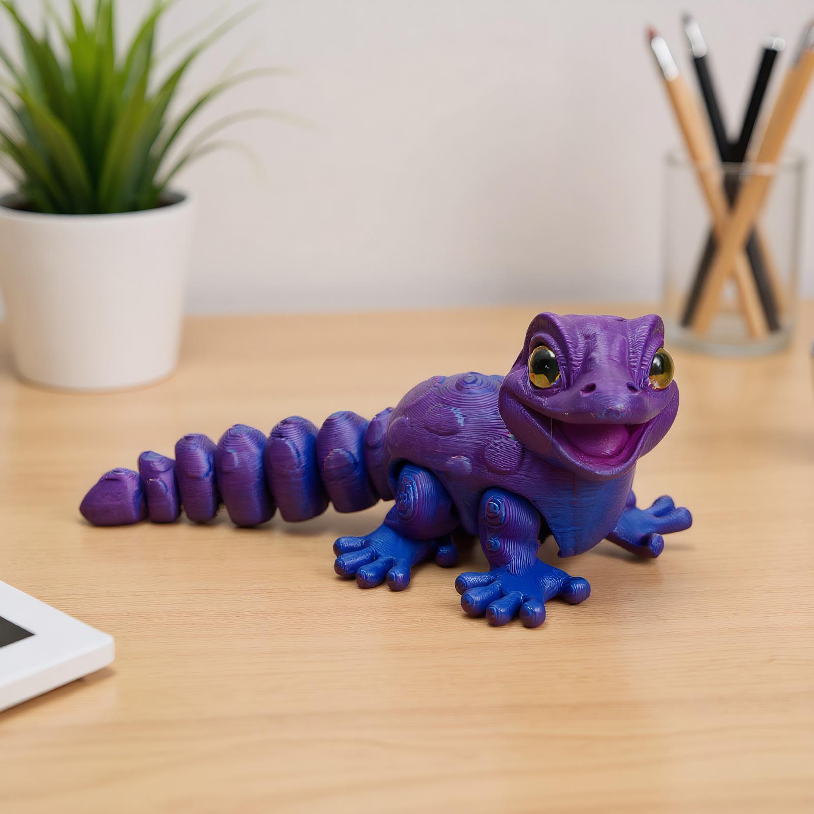 3d impresso gecko estatueta la - 3D Printing Table avaliação e preço