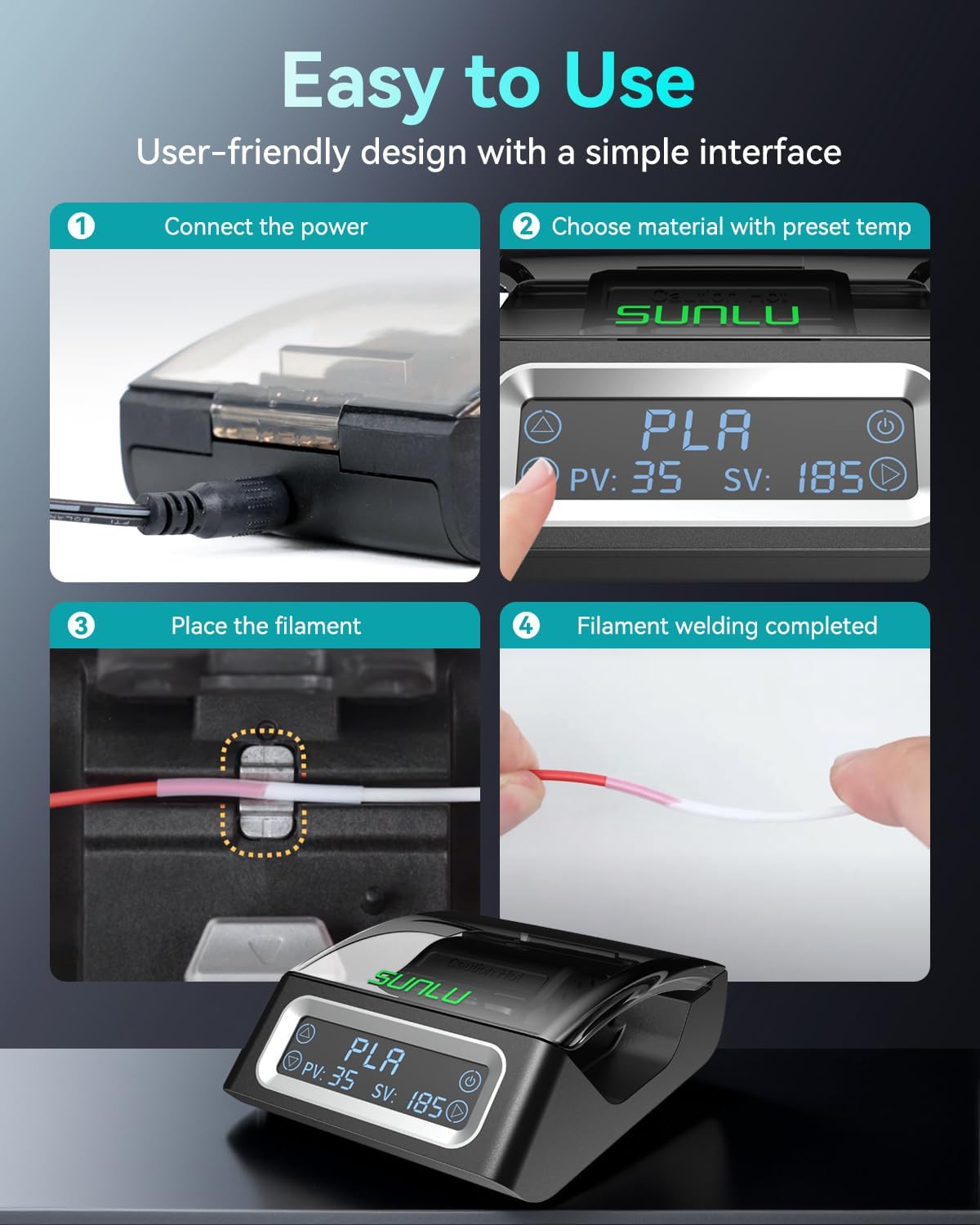 Conector de Filamento SUNLU FC - 3D Printing Process avaliação e preço