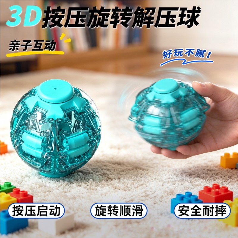 Bola Antiestresse com Rotação  - 3D Printing Table avaliação e preço