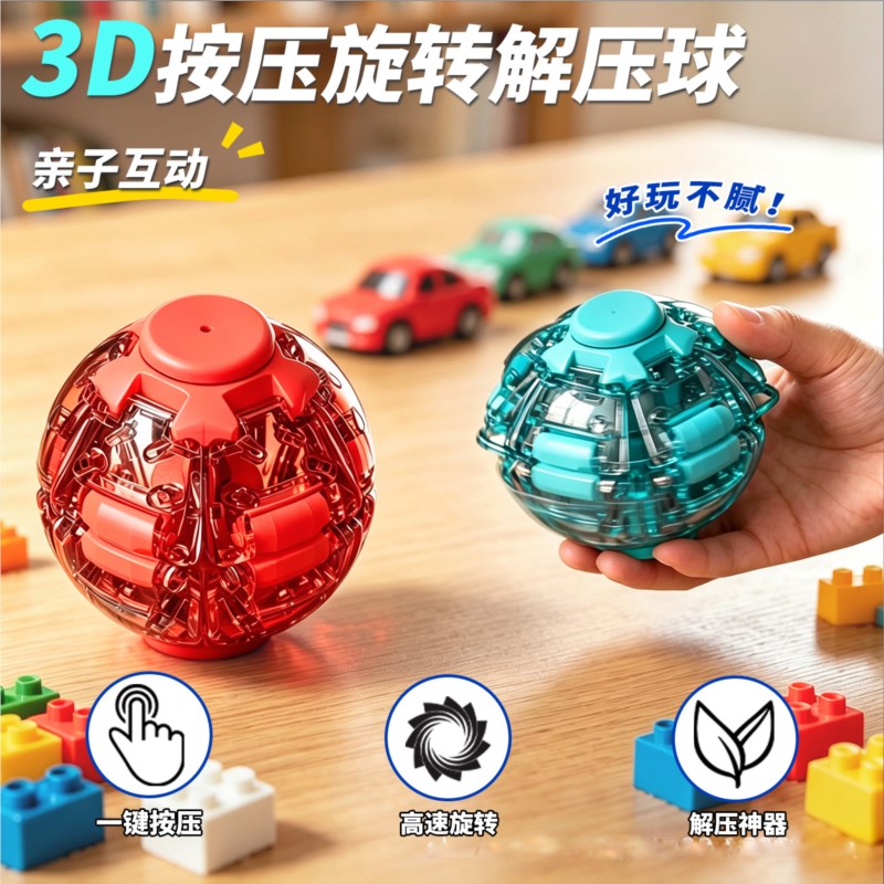 Bola Antiestresse com Rotação  - 3D Printing Table avaliação e preço