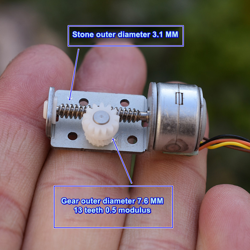 1 Peça Motor de Passo com Eixo - Lead Screw Stepper avaliação e preço