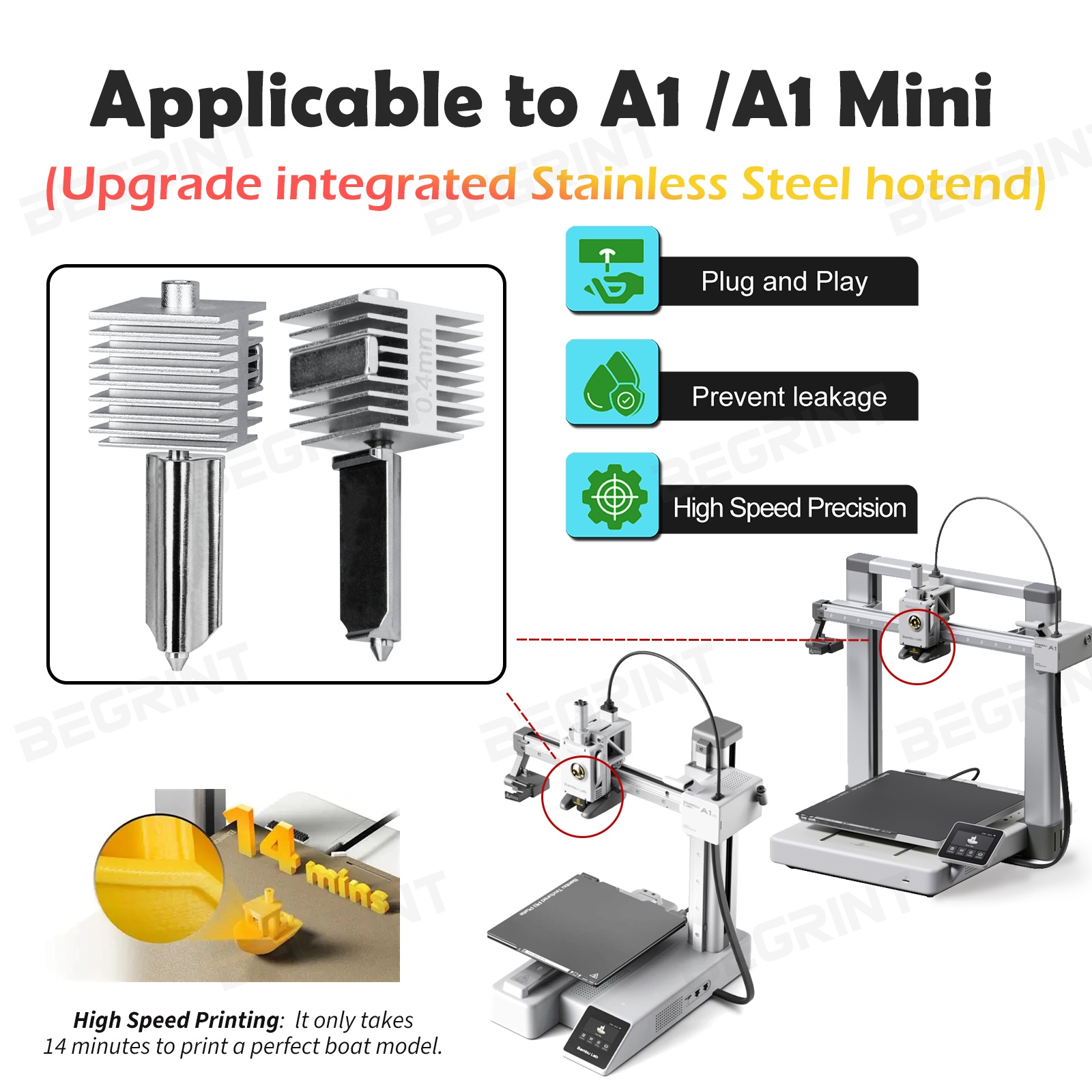 Para Bambu Lab A1/A1MINI, Bico - 3D Printing Grinder avaliação e preço