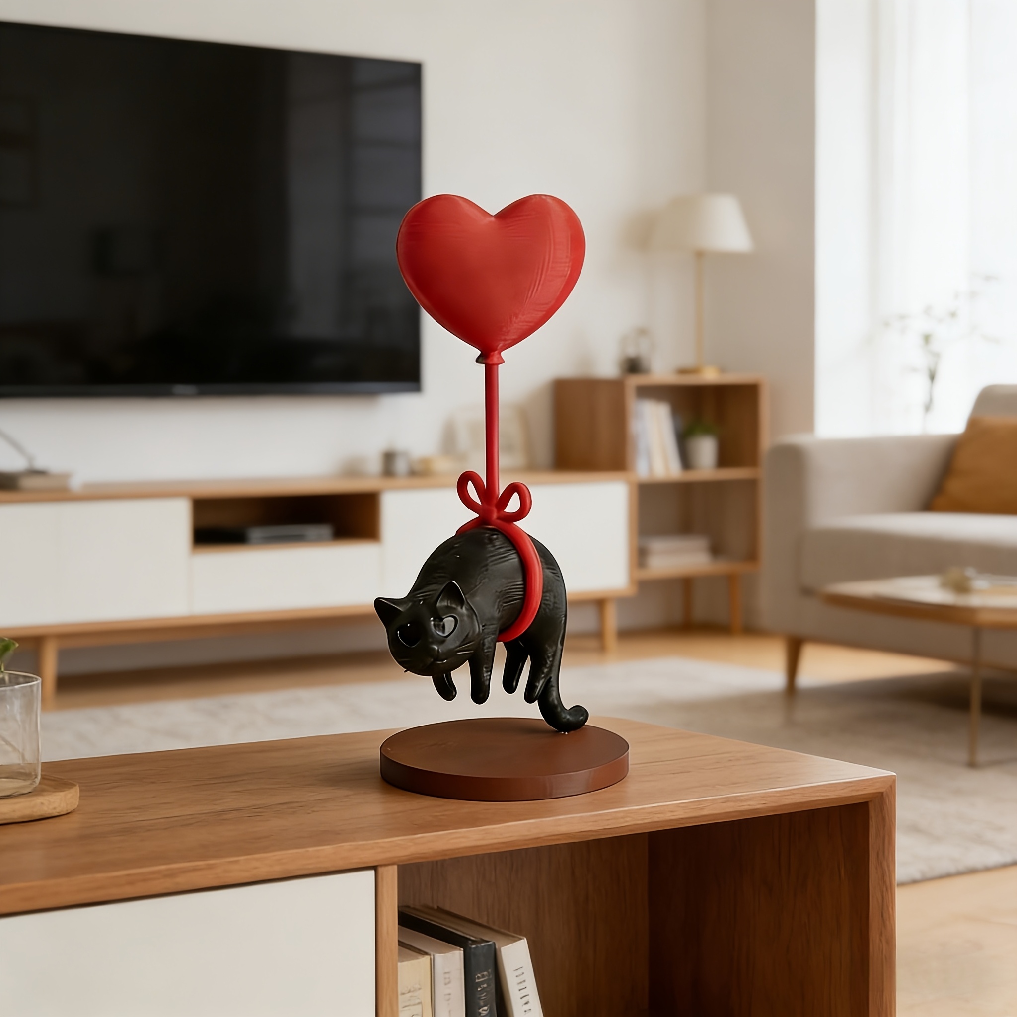 Gato Flutuante com Balão em Fo - 3D Printing Table avaliação e preço