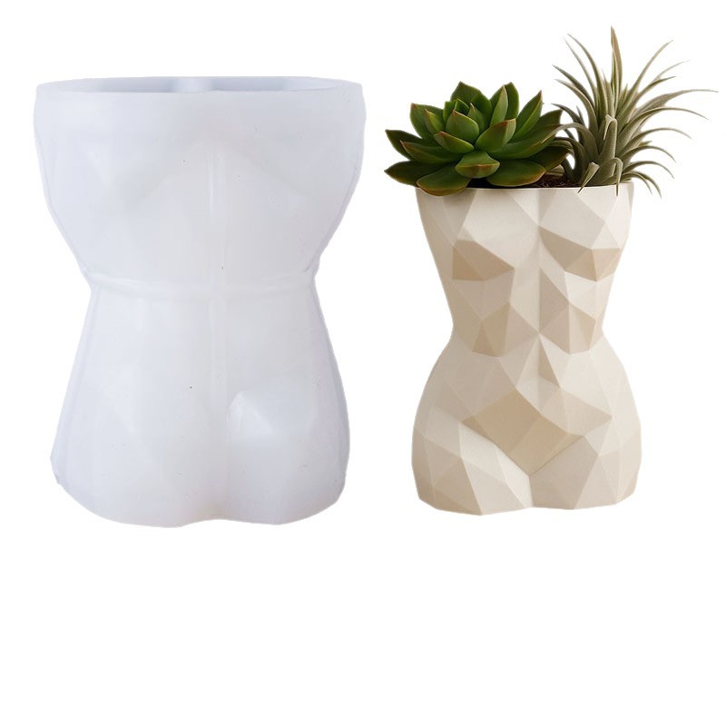 Molde de silicone geométrico 3 - 3D Printing Vase avaliação e preço