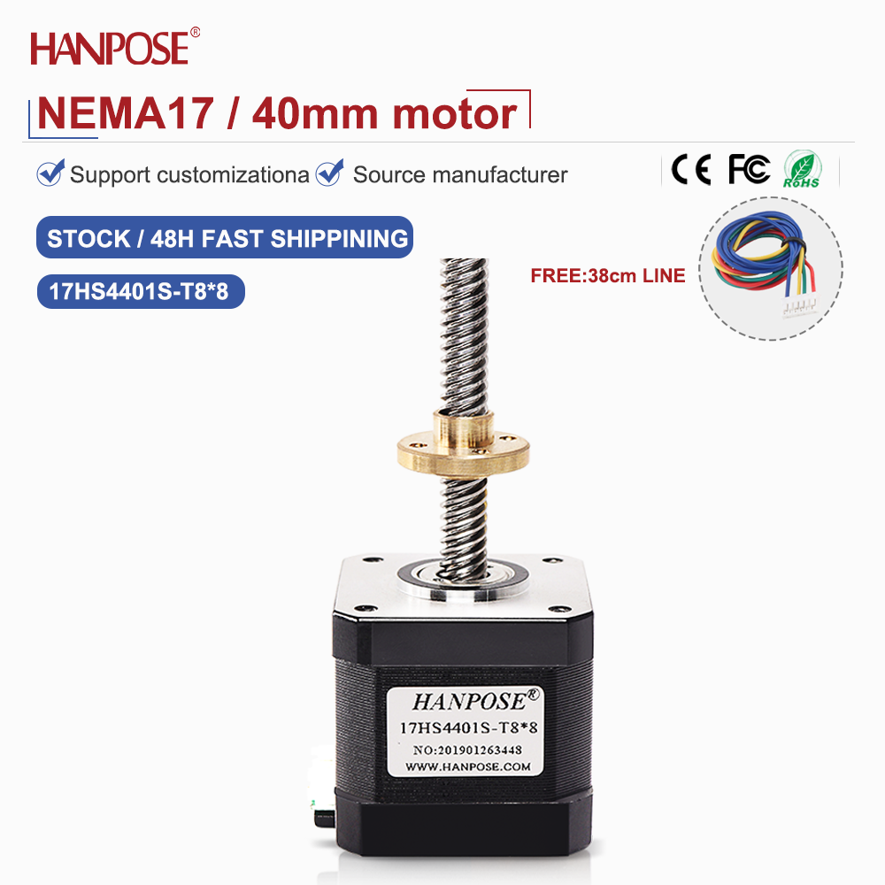 Motor de Passo NEMA17 de Dois  - Lead Screw Stepper avaliação e preço