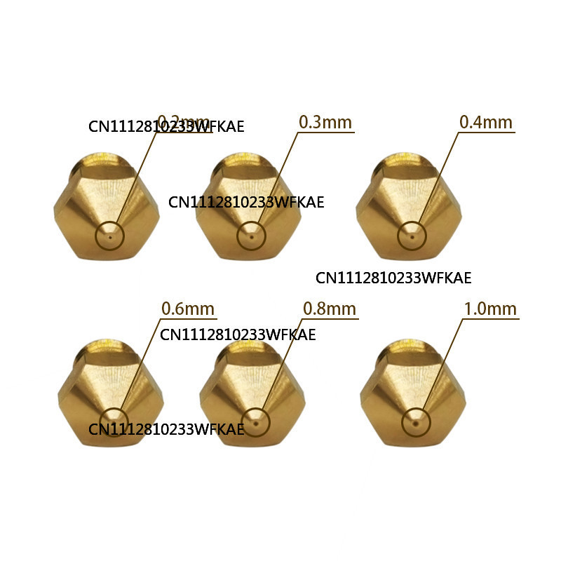 5 Bicos Extrusores MK10 M6 de  - 3D Printer Extruder avaliação e preço