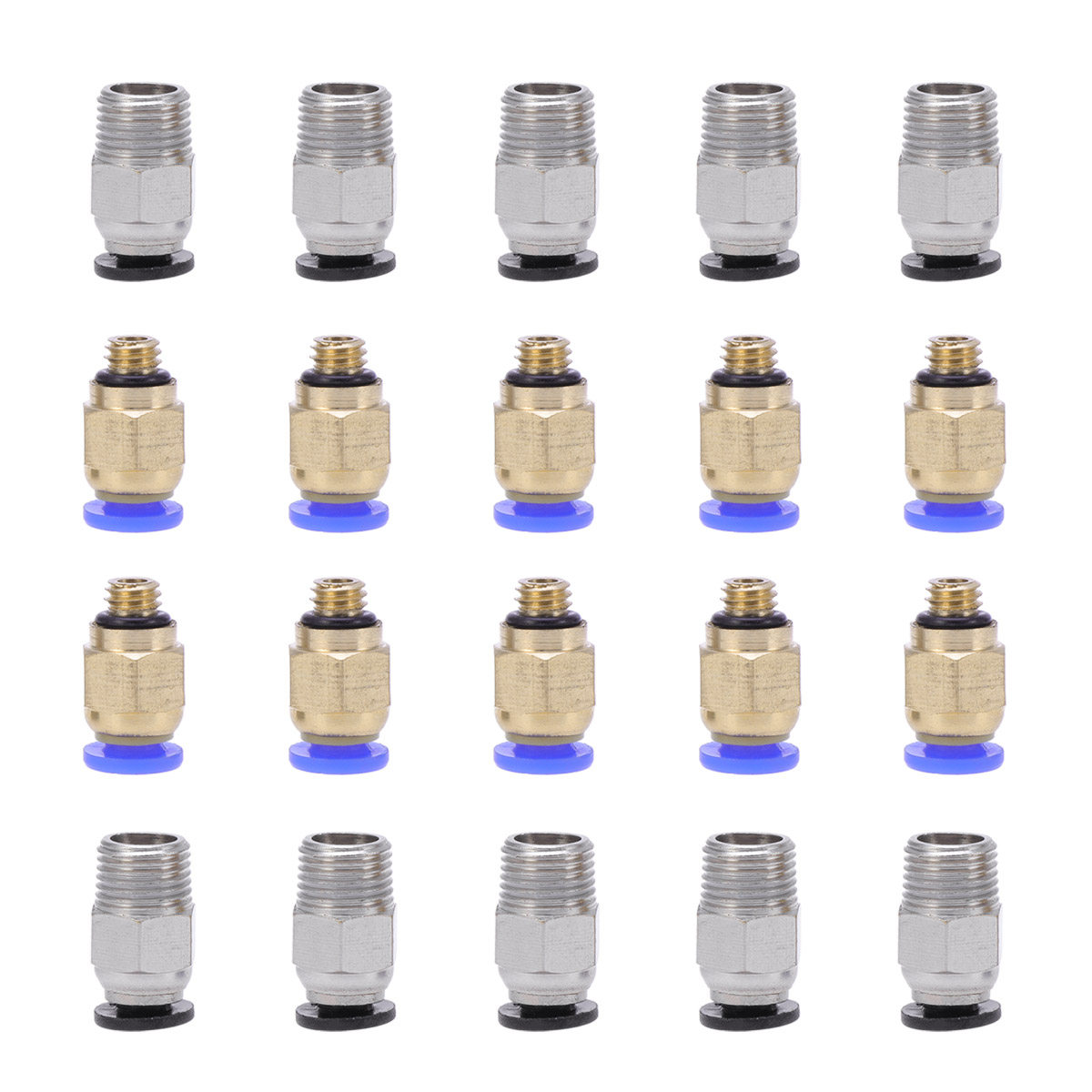 20 Peças Conector Pneumático R - 3D Printer Extruder avaliação e preço