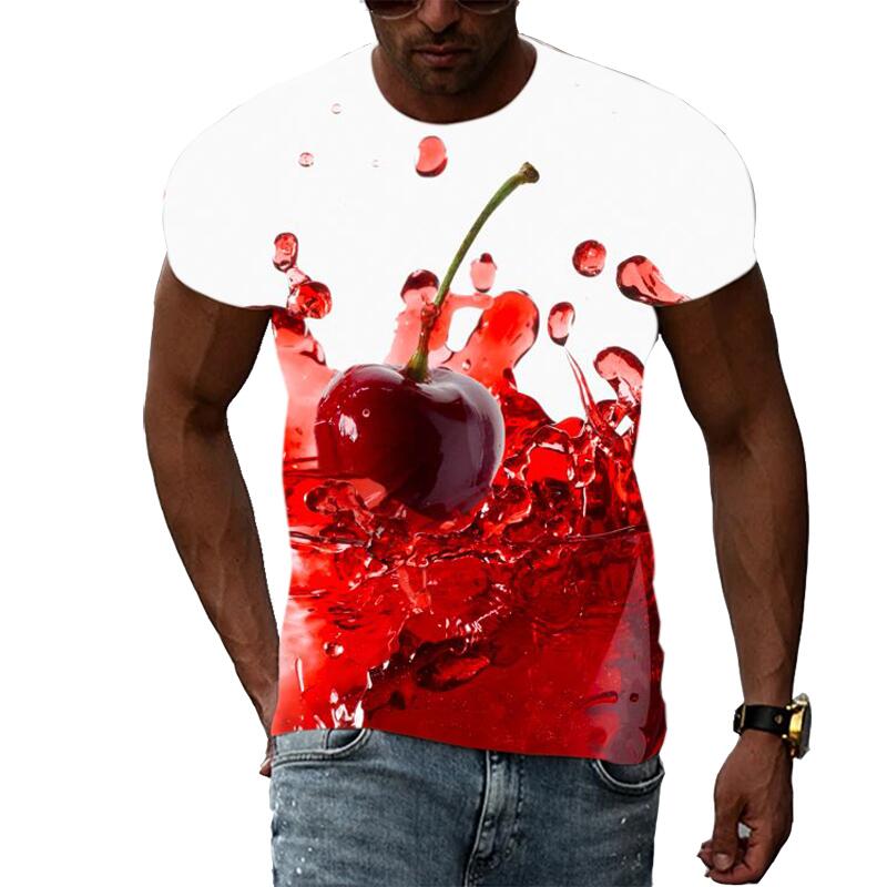 Camiseta Masculina de Verão co - 3D Printing Jersey avaliação e preço