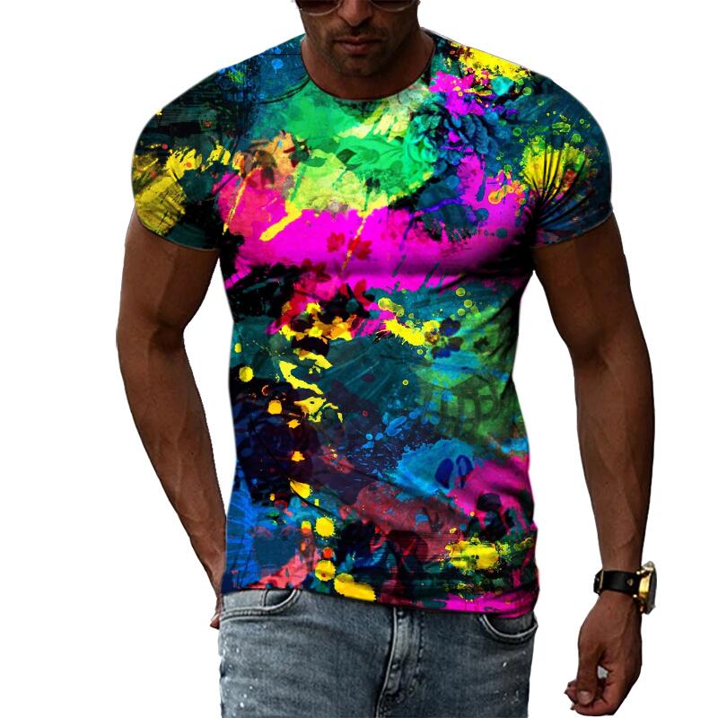 Camiseta Masculina de Verão co - 3D Printing Jersey avaliação e preço