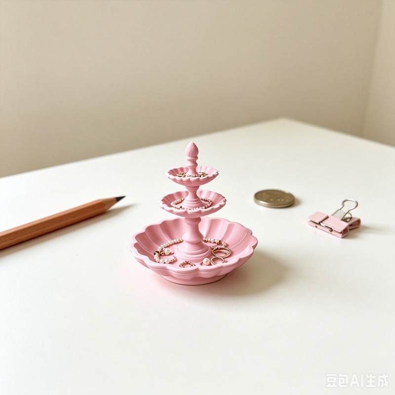 Bandeja de Joias Floral Rosa d - 3D Print Isopropyl Alcohol avaliação e preço
