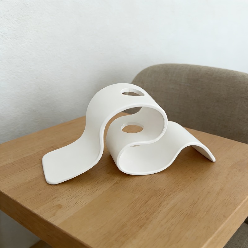Vaso Moderno Minimalista Curvo - 3D Printing Vase avaliação e preço